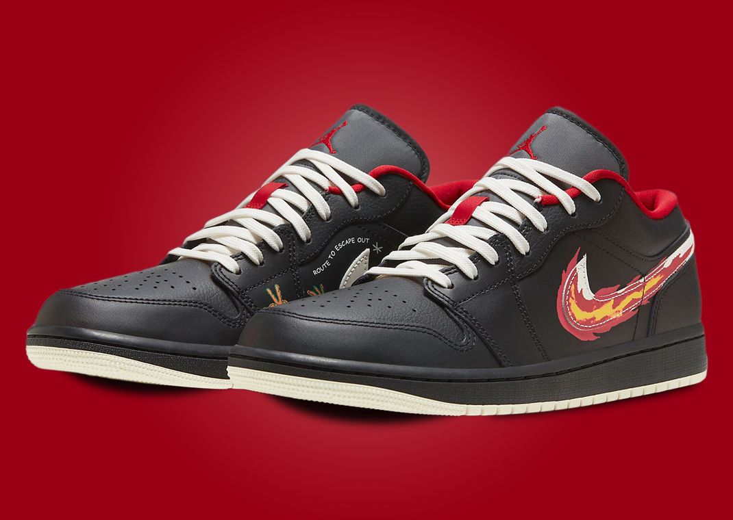 Air Jordan 1 Low Just Skate Black (GS)