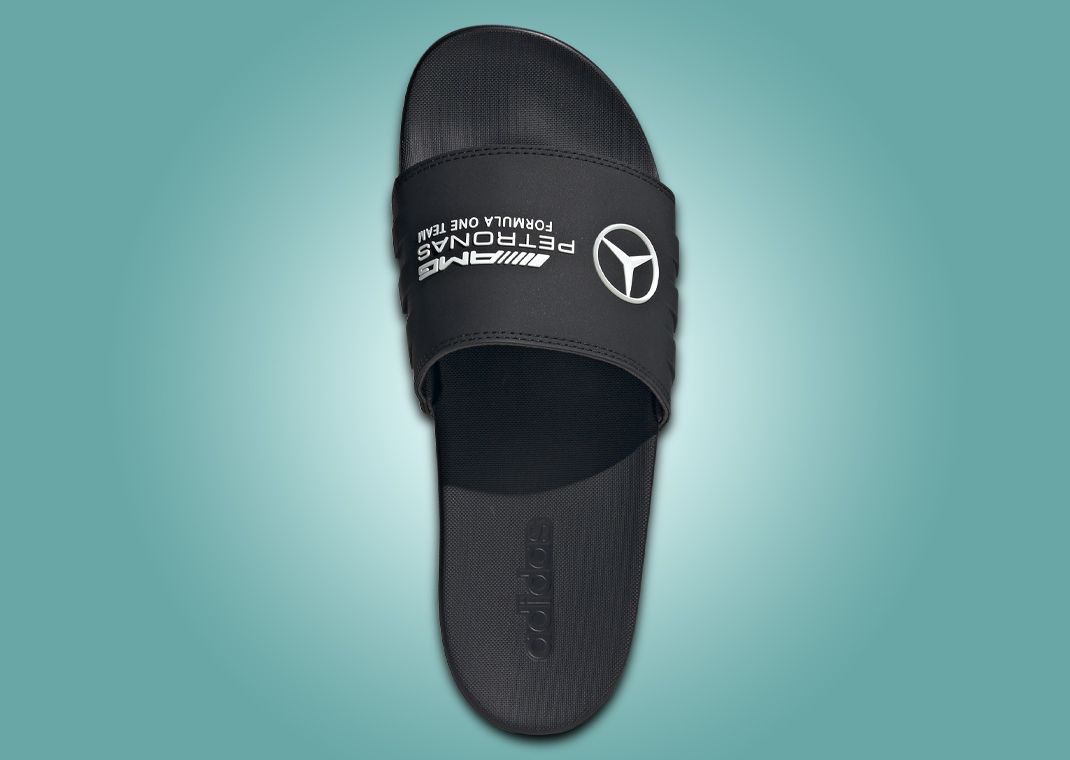 Mercedes AMG Petronas Formula One Team x adidas Adilette Comfort Core Black Top