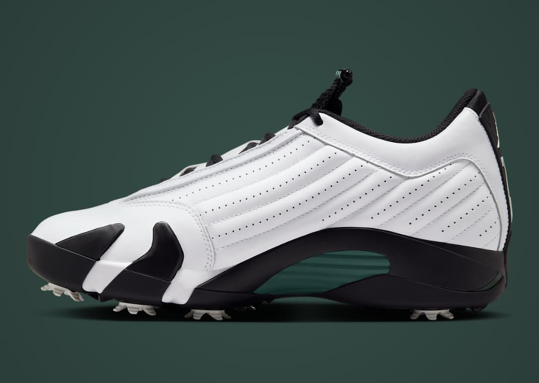 Jordan Golf 14 ホワイト/ブラック/グリーン 2/21発売｜Nike Air Jordan 14 Golf 