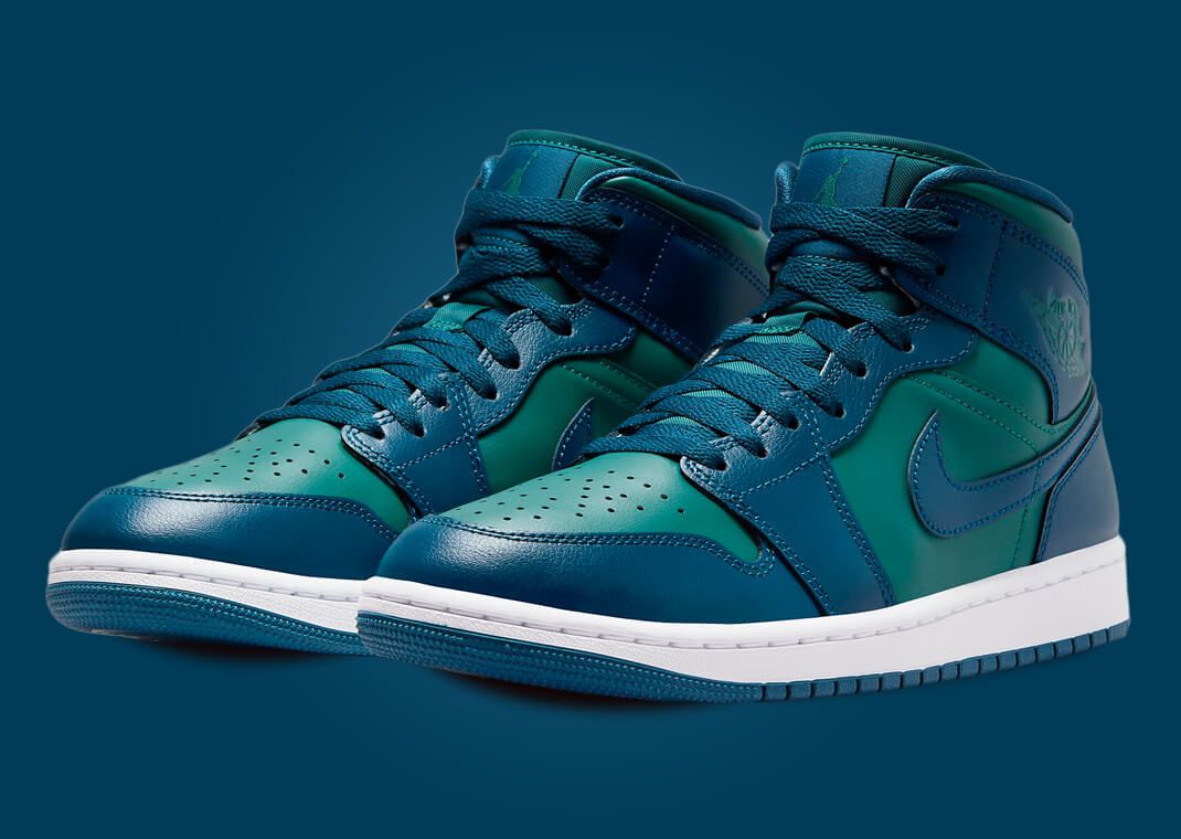 Air Jordan 1 Mid Sky J Teal Sky J French Blue (W)