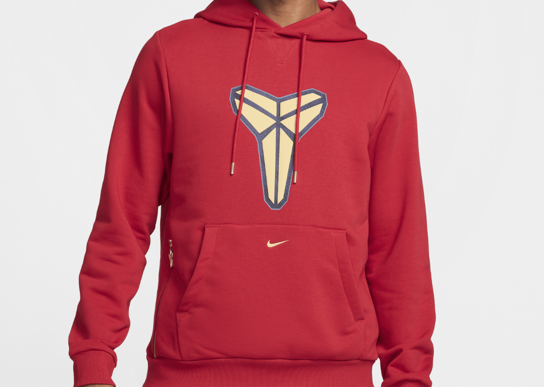 Nike Kobe Men's Nike Dri-FIT Pullover Basketball Hoodie Red