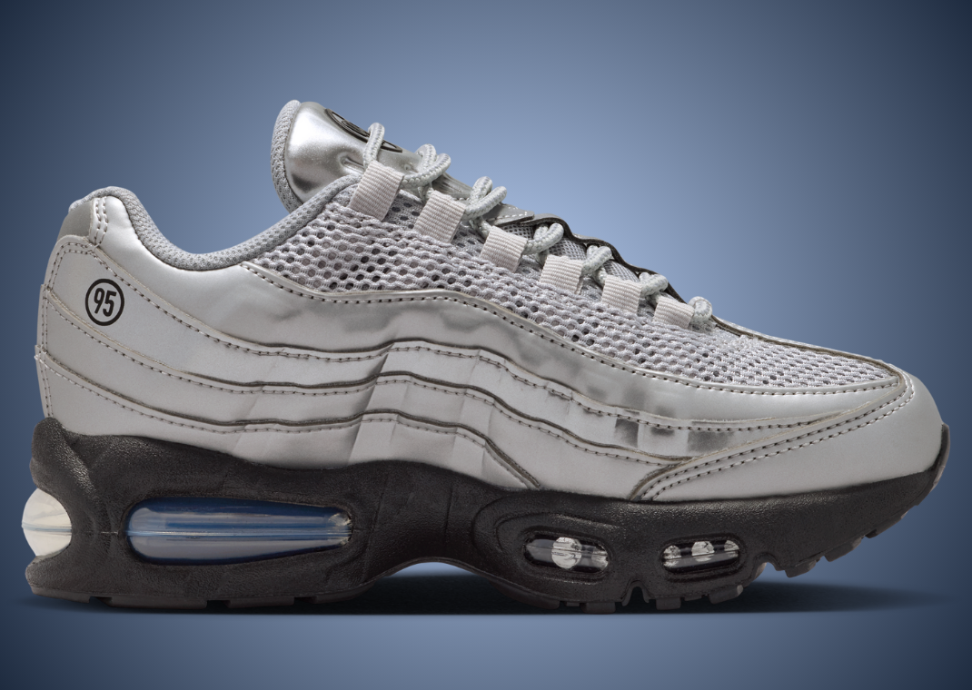 Nike Air Max 95 Big Bubble Total 90 Metallic Silver Medial