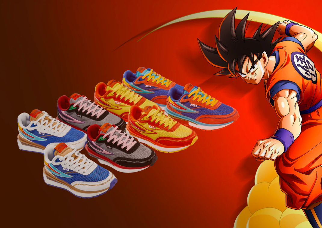 FILA RENNO Vegeta, Goku Black, Goku Super Shenron