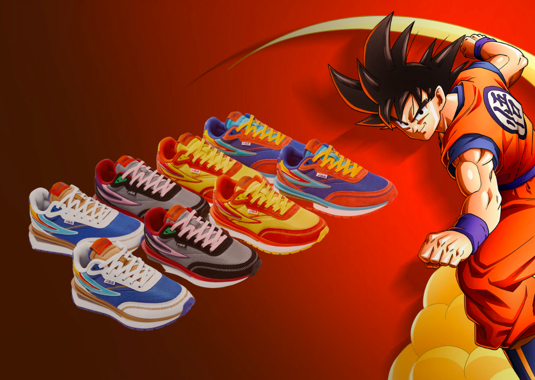 FILA RENNO Vegeta, Goku Black, Goku Super Shenron