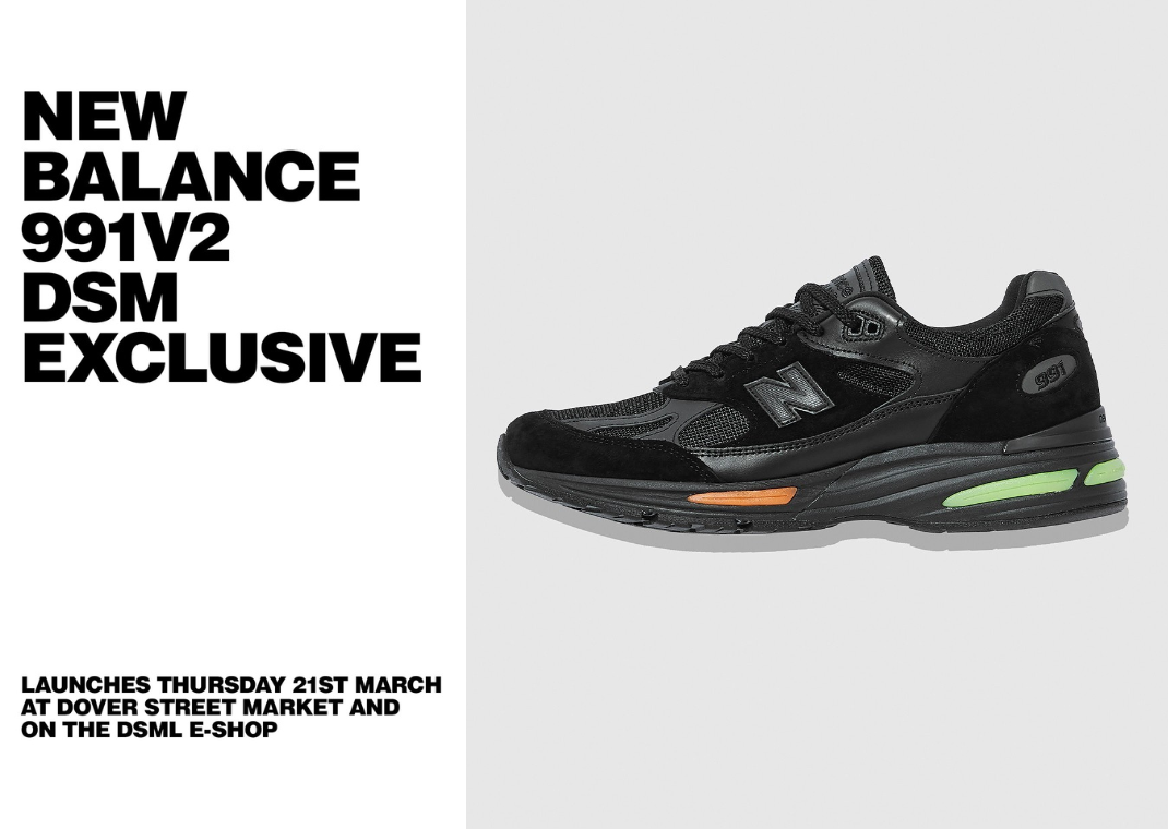 Dover Street Market Exclusive New Balance 991v2 Made in UK  London Marathon