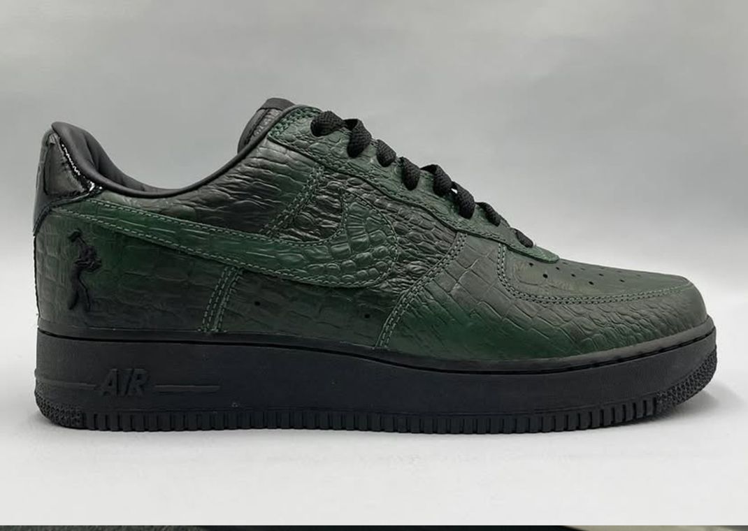 Lil Yachty x Nike Air Force 1 Low Concrete Boys Green Croc