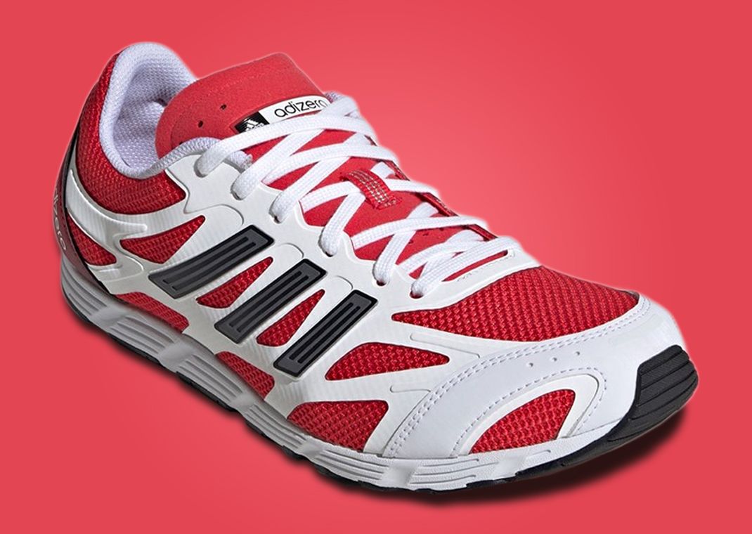 adidas Aruku PR Cloud White Pure Ruby Angle