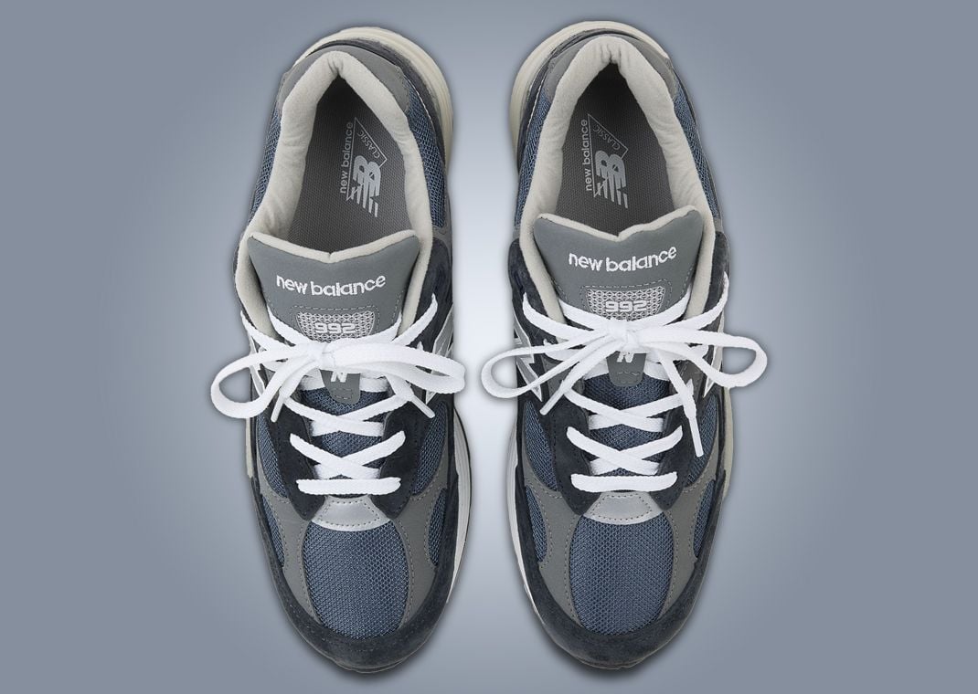 The New Balance 992 Made in USA Navy Releases March 2025 The New Balance 992 Made in USA Navy Releases March 2025