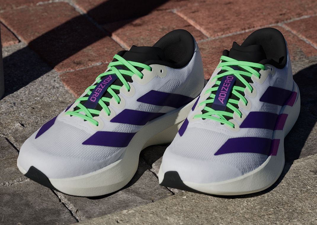 adidas Adizero Evo SL White Collegiate Purple