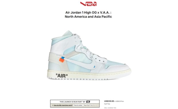 RAFFLE LIVE: Virgil Abloh Archives x Air Jordan 1 High Alaska