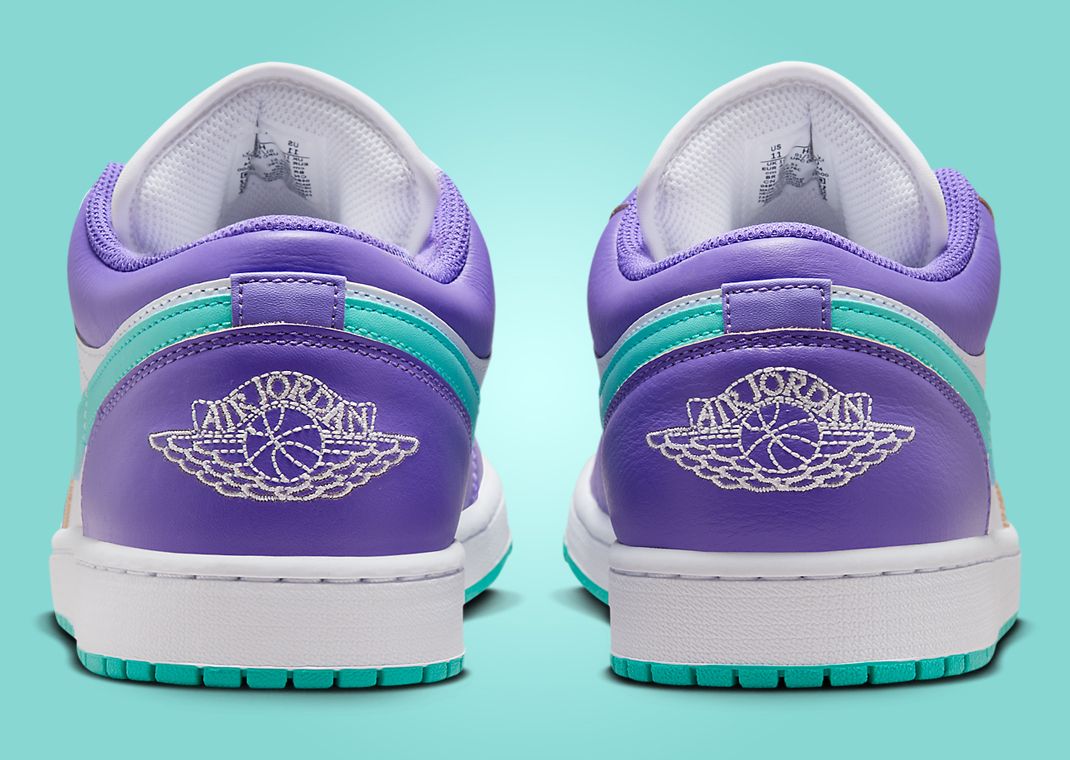 Air Jordan 1 Low Hornets Back