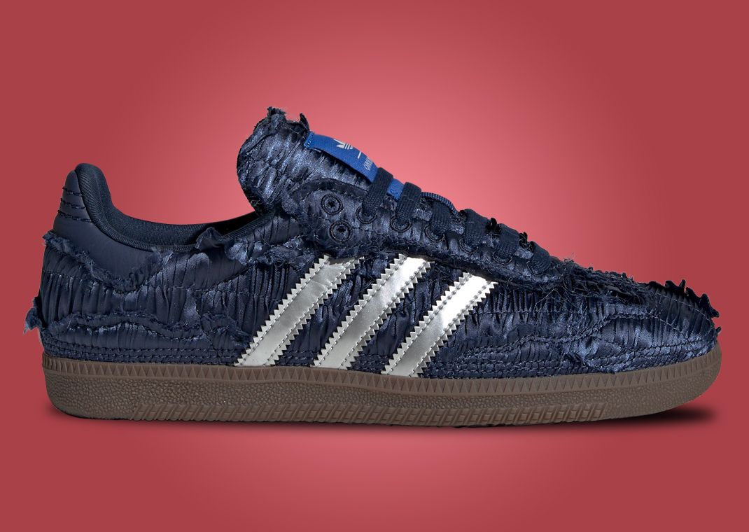 Caroline Hu x adidas Samba OG Dark Blue (W) Lateral