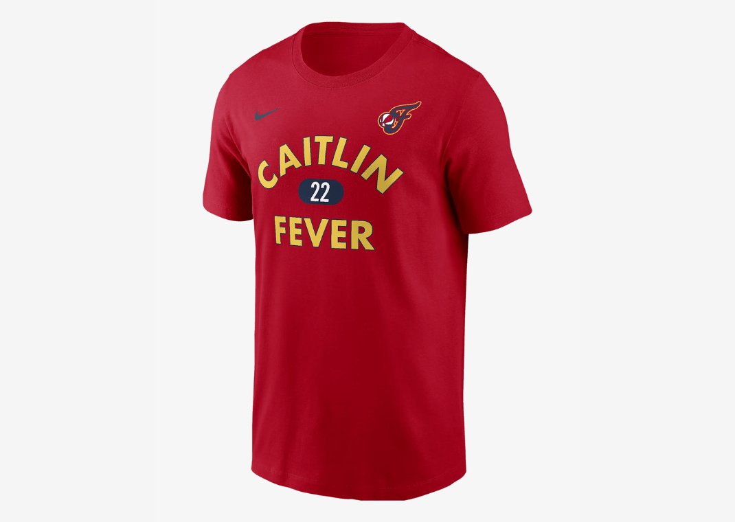 Caitlin Clark Indiana Fever Men's Nike WNBA T-Shirt Red