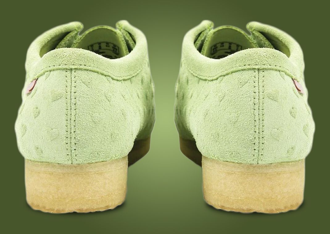 Golf Wang x Clarks Originals Wallabee Green Heel