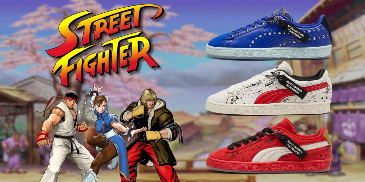 Puma’s Latest Collab Collection Turns Street Fighter Characters into Suedes