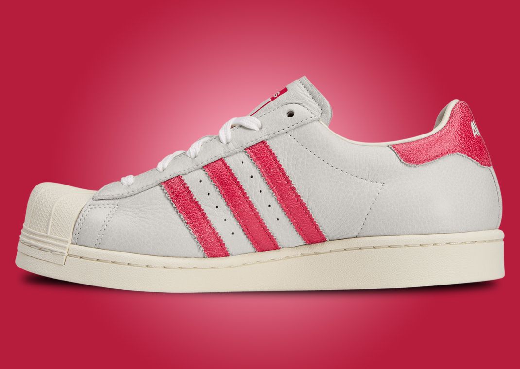 AVAVAV x adidas Modified Superstar Crystal White Red (W) Medial