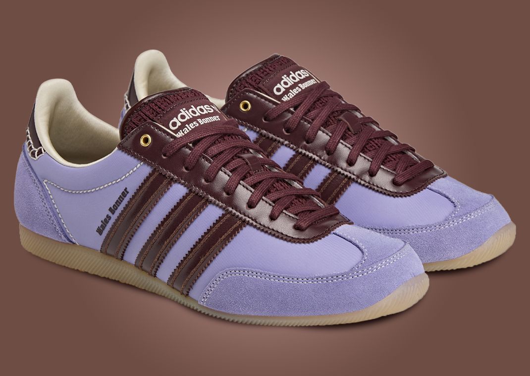 Wales Bonner x adidas Japan Lo Light Purple - Angle