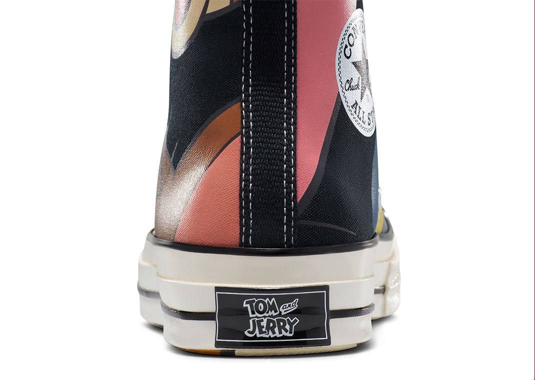 Tom & Jerry x Converse Chuck Taylor Black Multi Heel