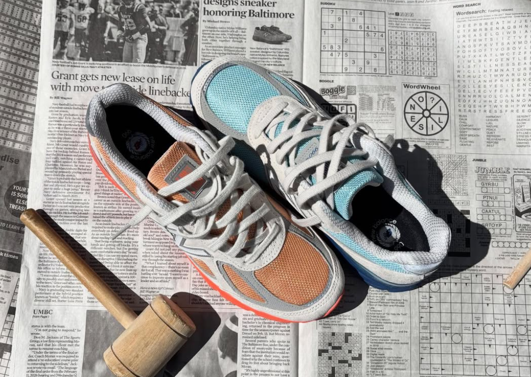 New Balance 990v4 Made in USA Maryland Blue Crab Pack