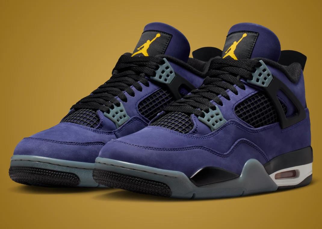Jordan 4 Retro Lakeshow