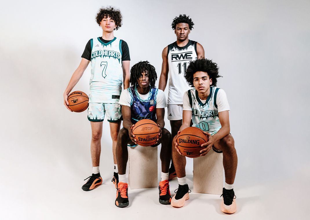 Ian Jackson, Karter Knox, Mikel Brown Jr., and Adam Oumiddoch for adidas