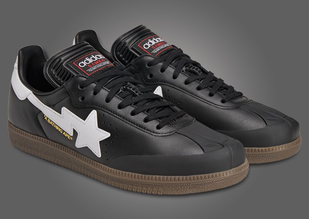 Bape x adidas Football Pack Samba - Angle