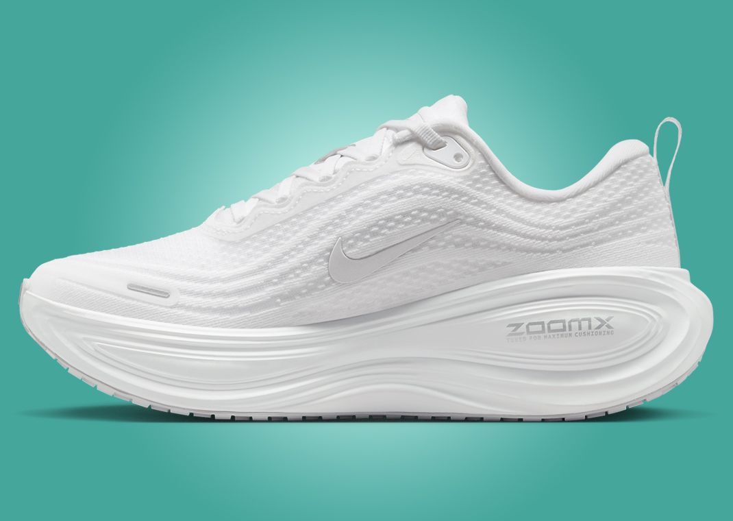 Nike Vomero Plus Triple White (W) Medial