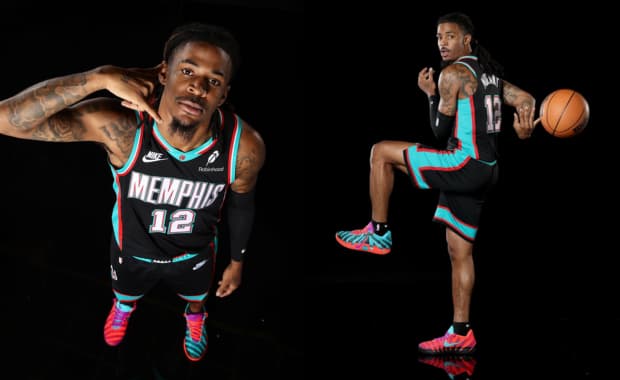Ja Morant Wears Nike Ja 3 Grizzlies Mismatch PE