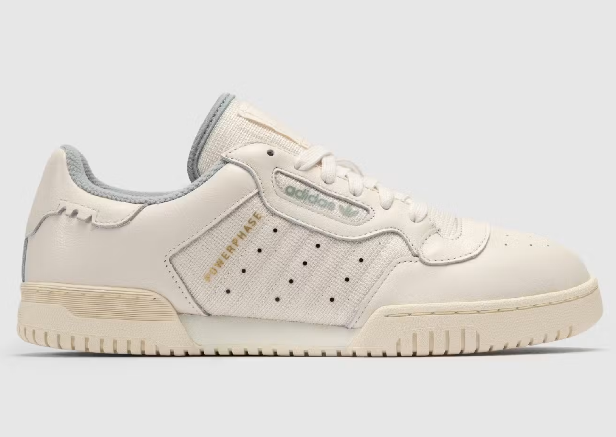 The Whitaker Group x adidas Powerphase Do Not Duplicate White Mint -  Lateral
