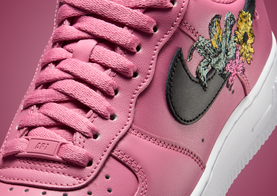 Nike Air Force 1 Low PRM Accepting All Flowers Peony - Detail