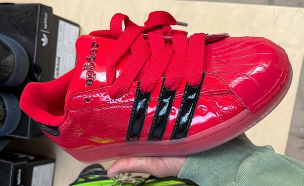 New Photos Surfaced of the Unreleased Red Sp5der x adidas Superstar