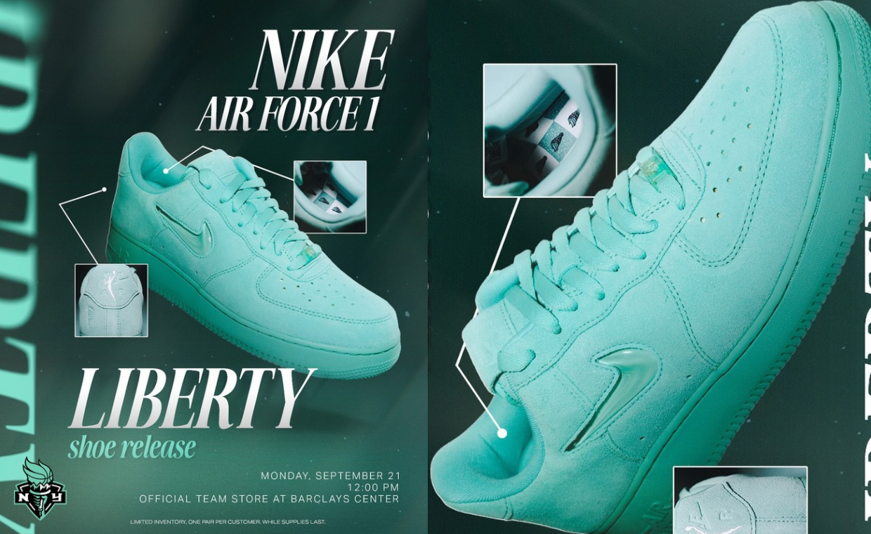 Nike Air Force 1 Low Jewel New York Liberty