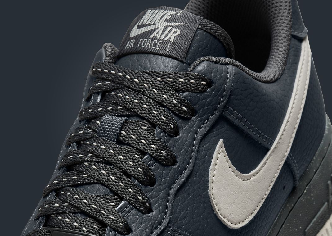Nike Air Force 1 Low NN Anthracite Light Orewood Brown Tongue