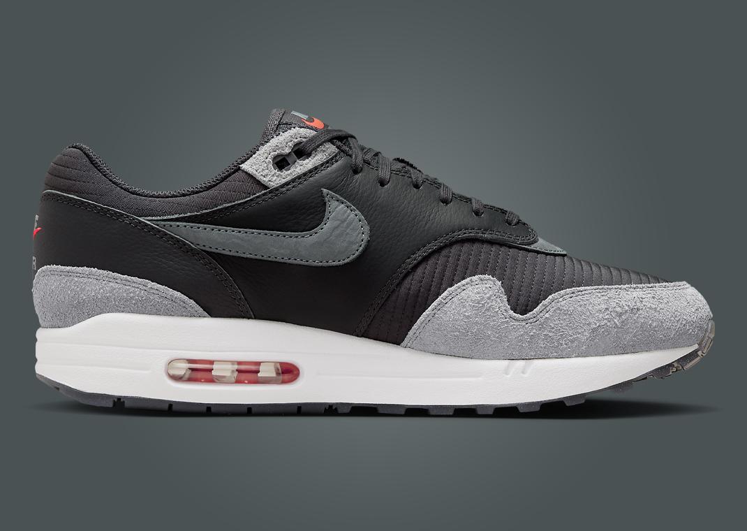 Nike Air Max 1 Premium Dark Smoke Grey Medial Left