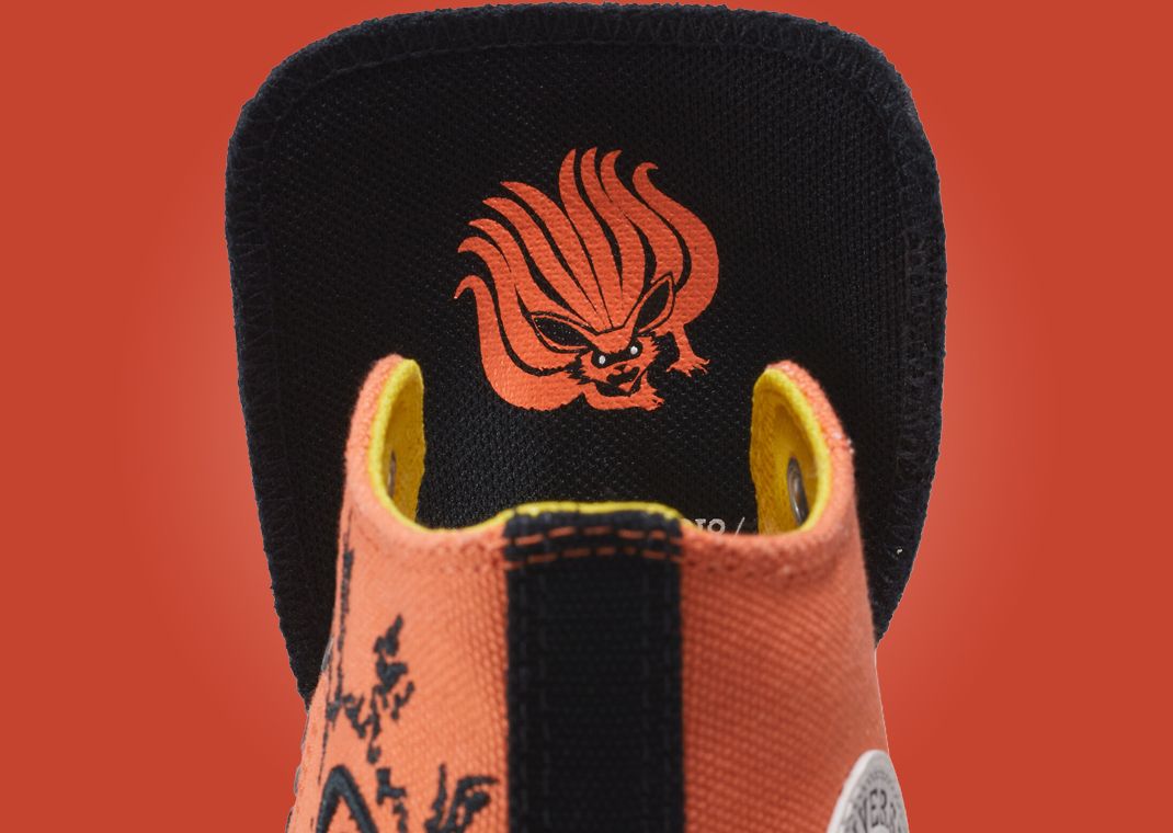 Naruto x Converse Chuck Taylor Naruto Tongue Detail