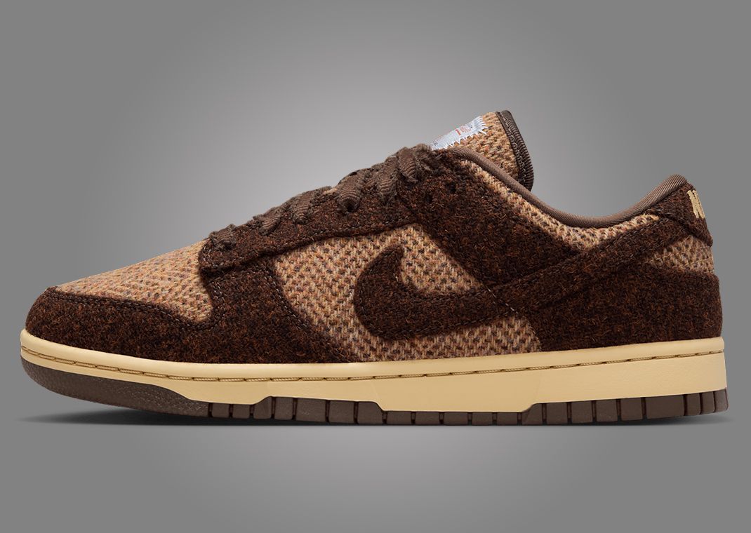 Harris Tweed x Nike Dunk Low Sesame (W) Lateral