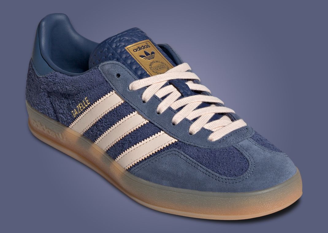 adidas Gazelle Dark Blue Bliss Orange Angle