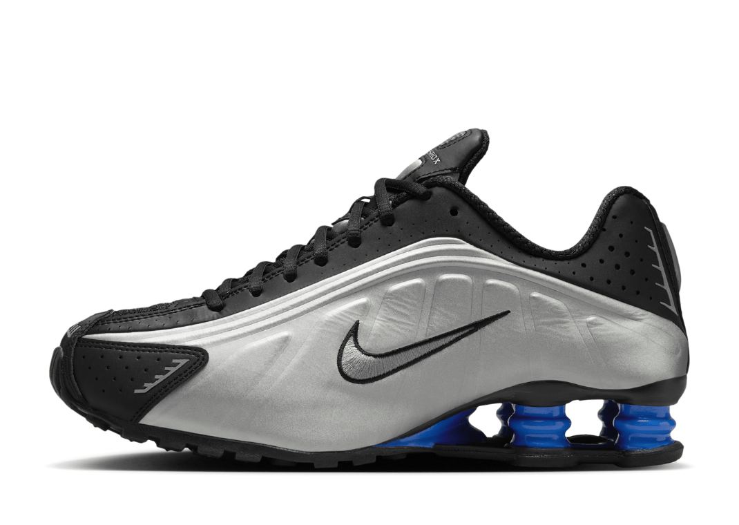 Nike Shox R4 Black Racer Blue Metallic Silver (W)