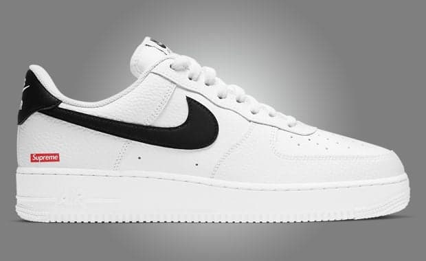 Supreme x Nike Air Force 1 Low White Black