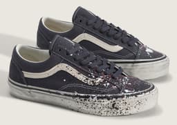 Vans Old Skool 36 Paint Splatter Charcoal Grey - Angle