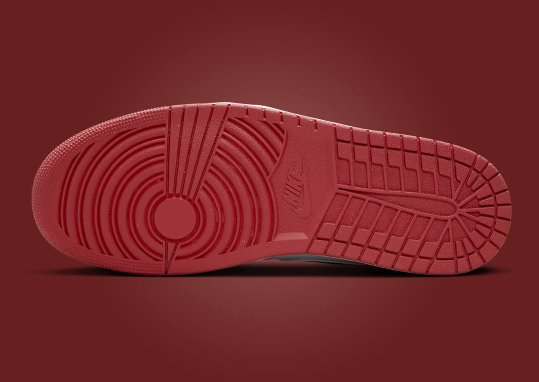Air Jordan 1 Low Dune Red Outsole