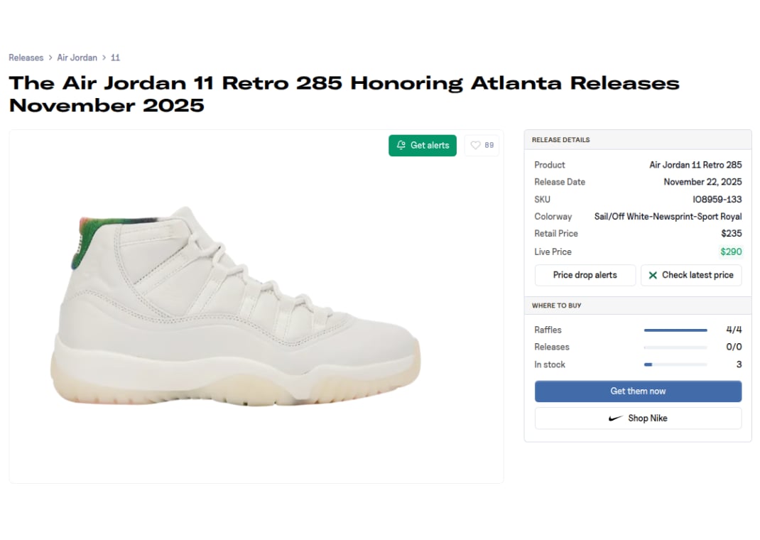 Air Jordan 11 Retro 285