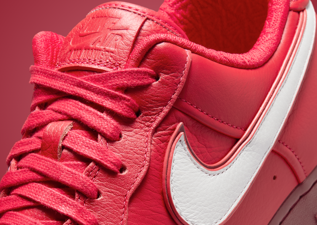 A Ma Maniere x Nike Air Force 1 WYWS University Red Detail