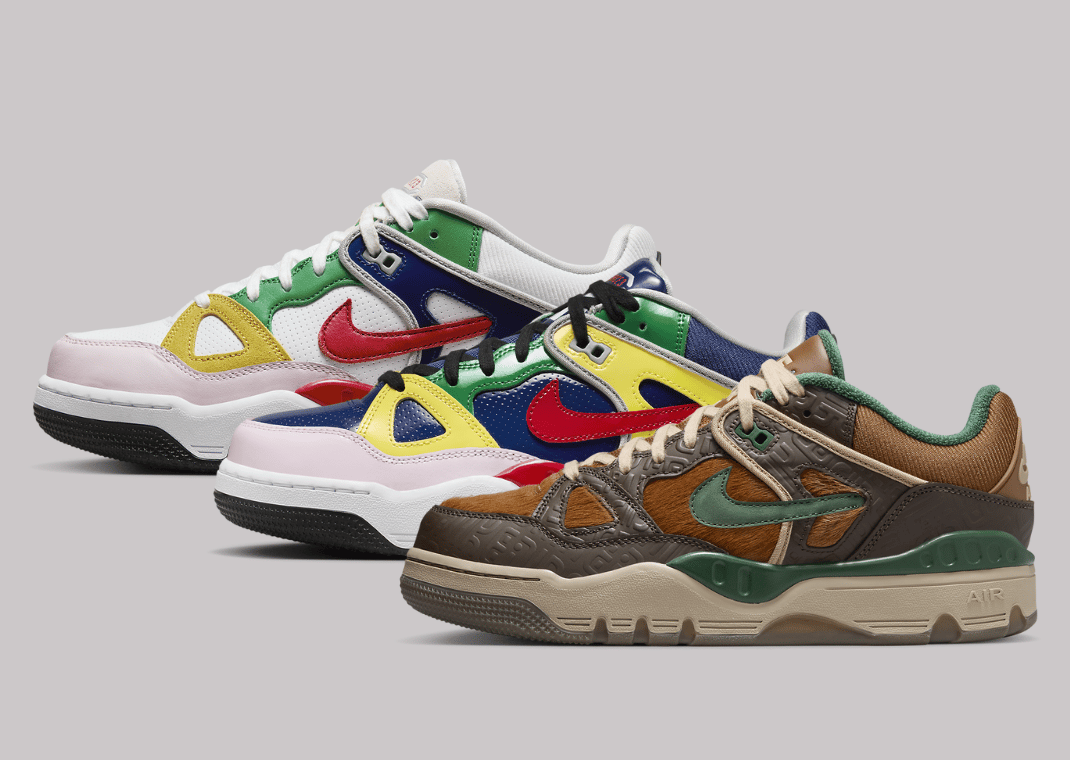 Nigo's first three Nike Air Force 3 Designs