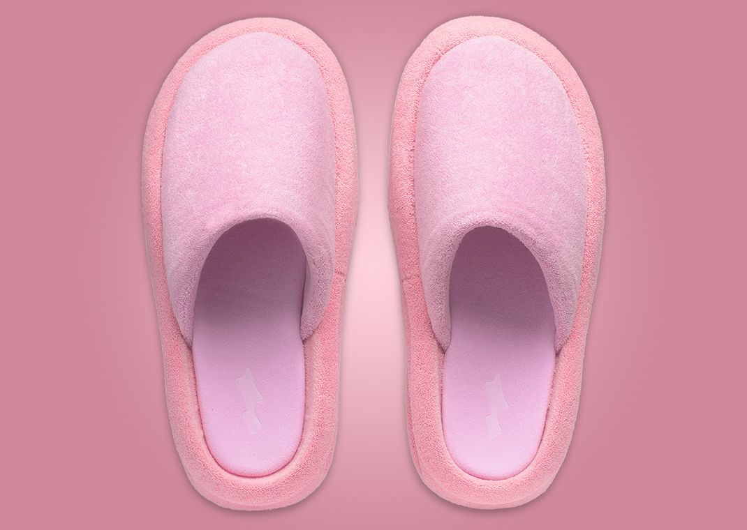 SKYLRK Chunky Mule Powder Pink Top