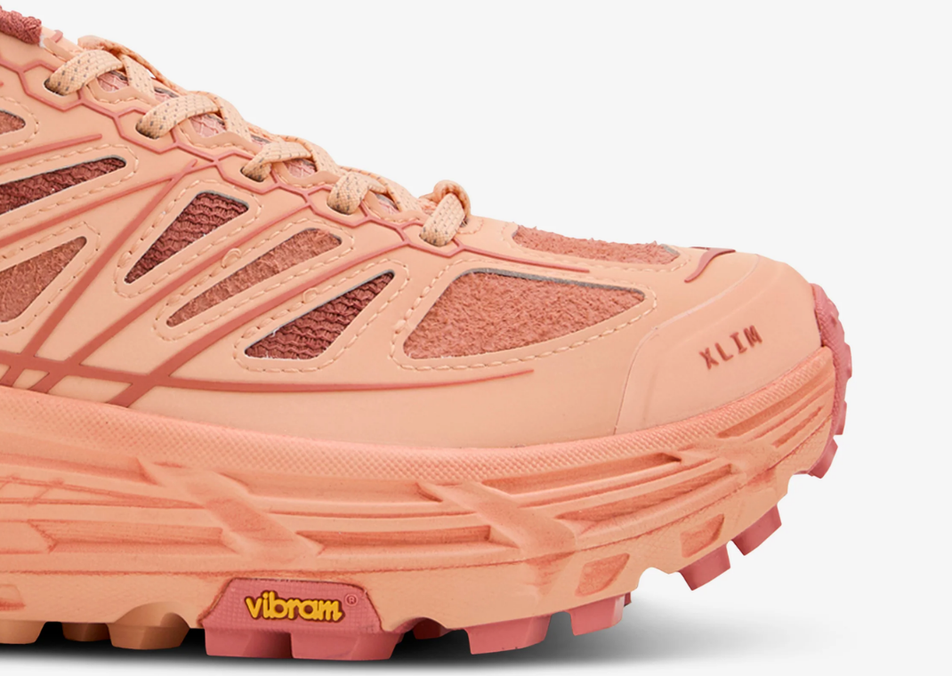 XLIM x Hoka Mafate Speed 2 Peach Dust - Detail