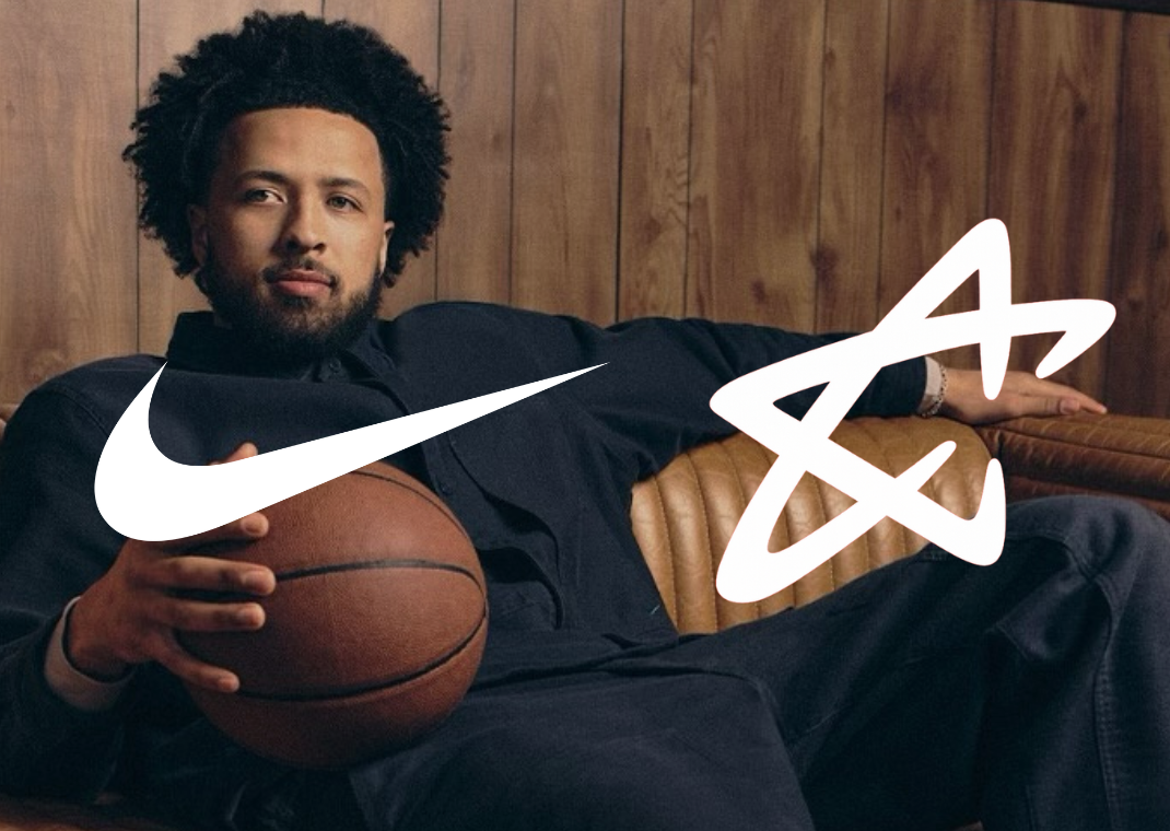 Cade Cunningham's Signature Logo and Nike Swoosh