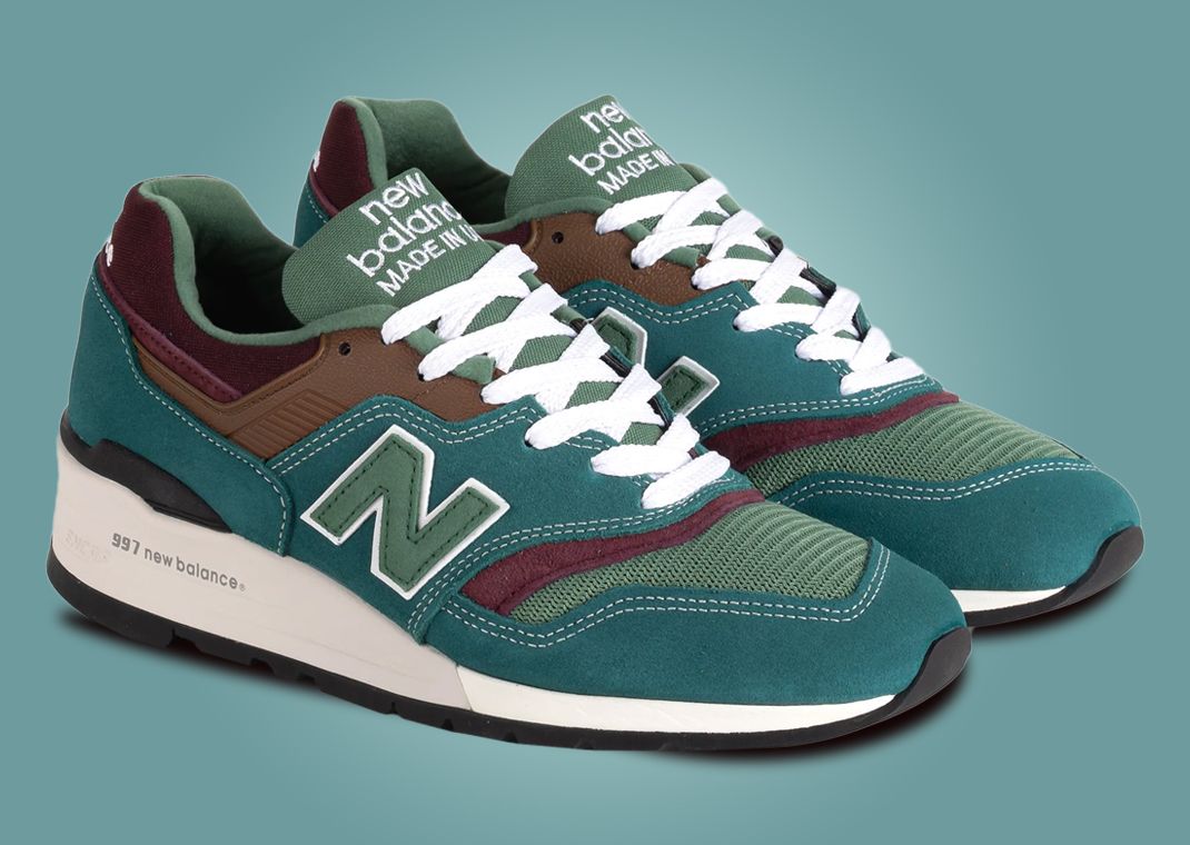 The New Balance 997 Made in USA Vintage Teal Releases November 2024