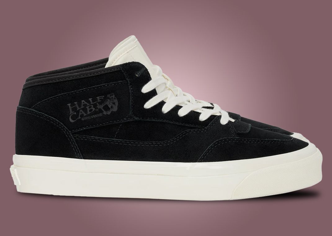 JJJJound x Vans Half-Cab Black White Lateral