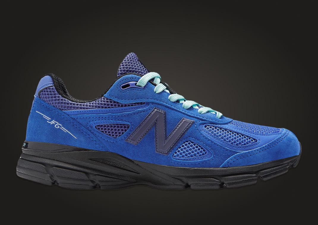 Joe Freshgoods x New Balance 990v4 Made in USA 1998 Keisha Blue Lateral